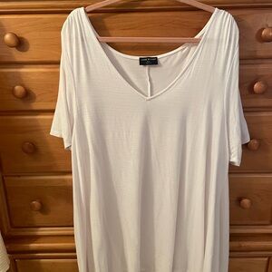 Lane Bryant Women's White Tunic Plus 26/28W